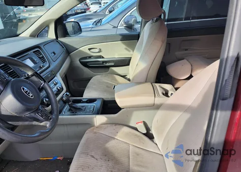 2016 Kia Sedona Lx из США, поврежденный, VIN KNDMB5C1XG6128511